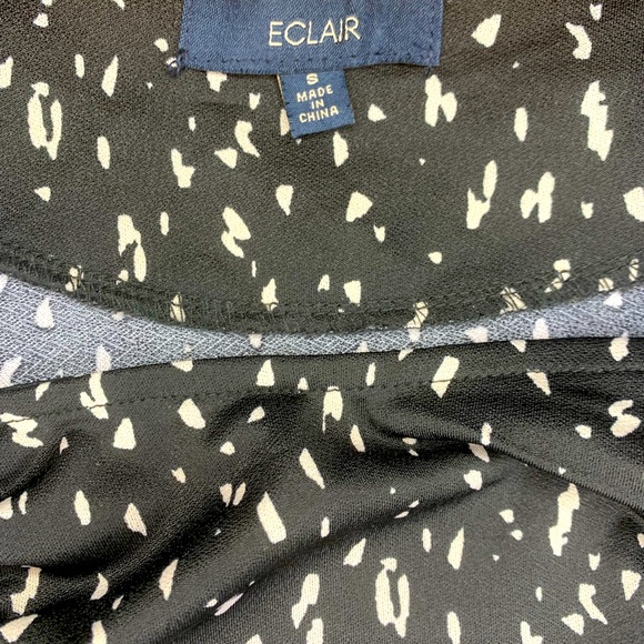 ECLAIR Women’s black & white cropped blouse- Small - Picture 8 of 8
